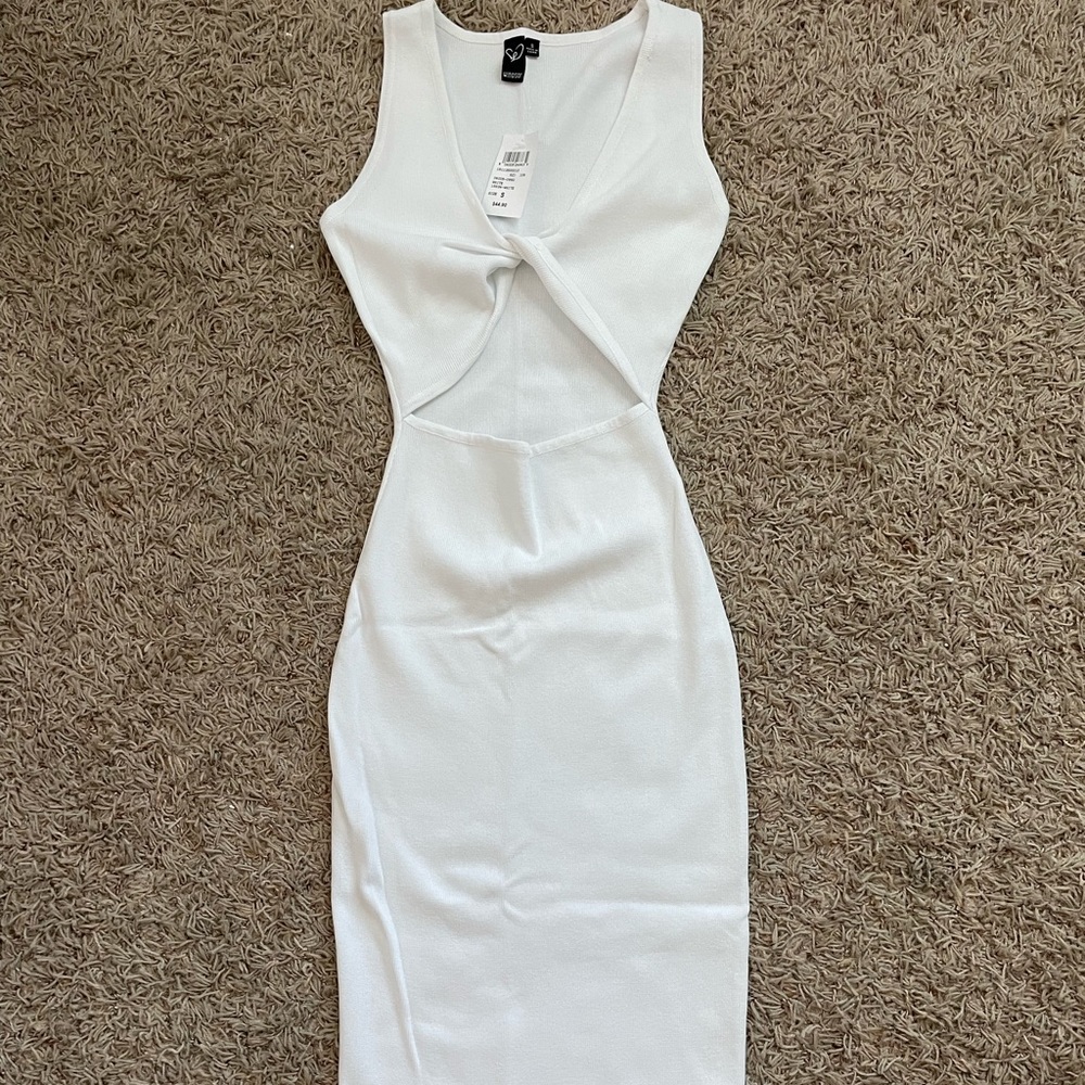 NWT Cut Out Midi Dress
